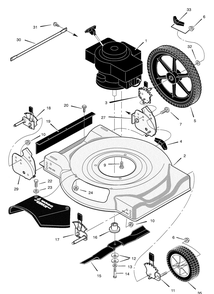 Part Location Diagram of 1101675 Murray DISCONTINUED